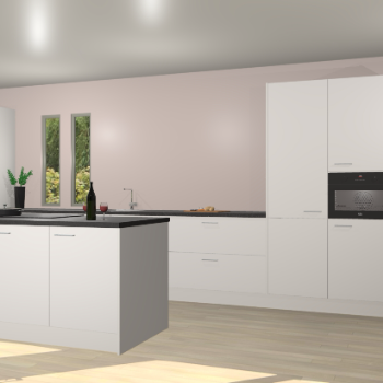 Zijdegrijze keuken Krakor 78504