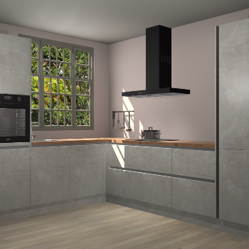 Beton Opal greeploze keuken Radom 54364