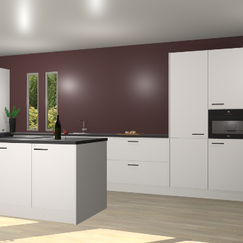 Zijdegrijze keuken Krakor 78506