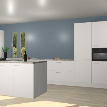 Zijdegrijze keuken Krakor 78515