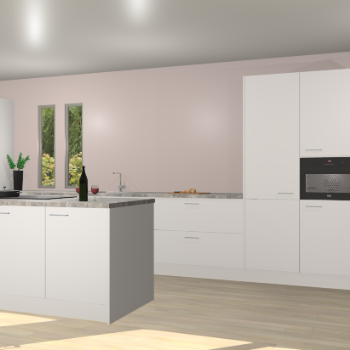 Zijdegrijze keuken Krakor 78516