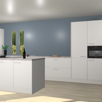 Zijdegrijze keuken Krakor 78534