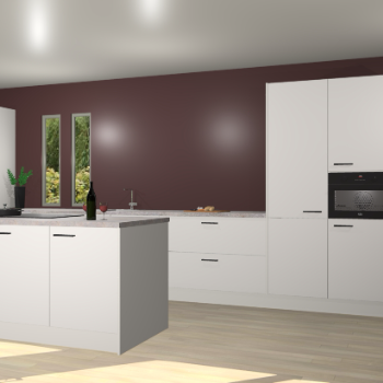 Zijdegrijze keuken Krakor 78537