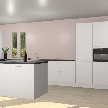 Zijdegrijze keuken Krakor 78625