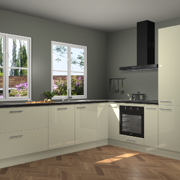 Magnolia hoogglans keuken Konin 66037