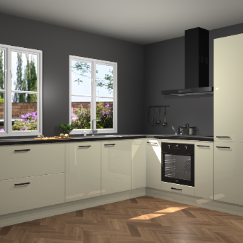 Magnolia hoogglans keuken Konin 66070