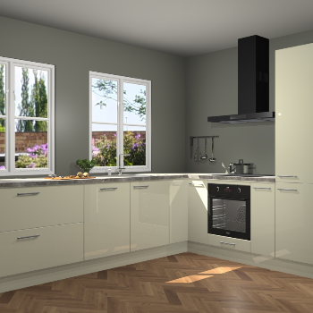 Magnolia hoogglans keuken Konin 66106