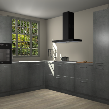 Beton Parelgrijs keuken Radom 54597
