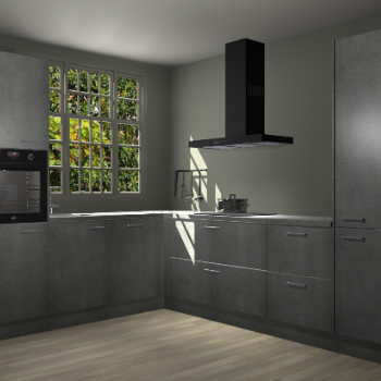 Beton Parelgrijs keuken Radom 54602