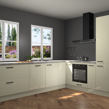 Magnolia hoogglans keuken Konin 66128