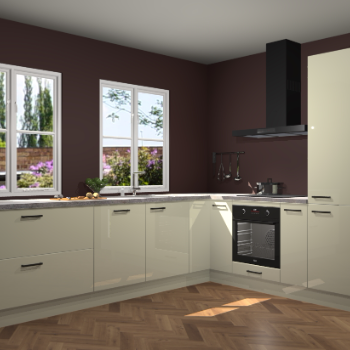 Magnolia hoogglans keuken Konin 66129