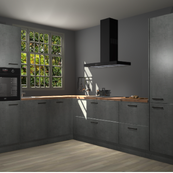 Beton Parelgrijs keuken Radom 54467