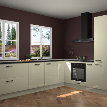 Magnolia hoogglans keuken Konin 66135