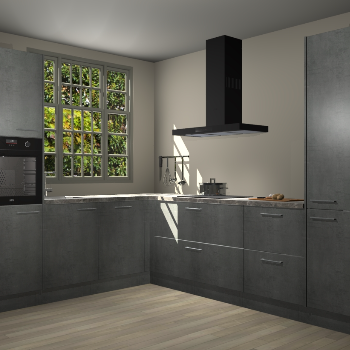 Beton Parelgrijs keuken Radom 54599