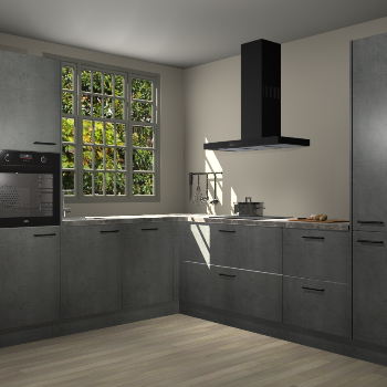 Beton Parelgrijs keuken Radom 54614