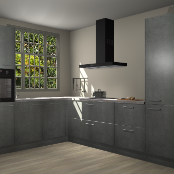 Beton Parelgrijs keuken Radom 54600