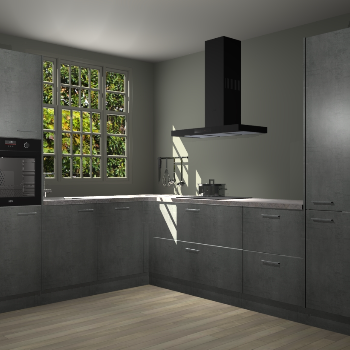 Beton Parelgrijs keuken Radom 54605