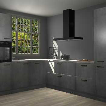 Beton Parelgrijs keuken Radom 54620