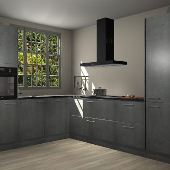 Beton Parelgrijs keuken Radom 54601