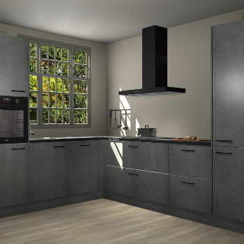 Beton Parelgrijs keuken Radom 54616