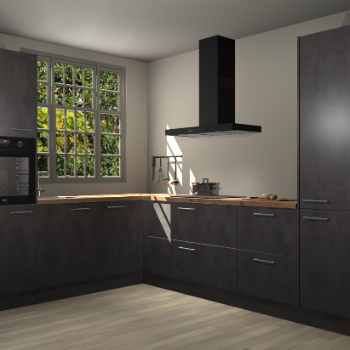 Beton Antraciet keuken Radom 54541