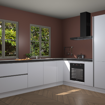 Sneeuwwitte greeploze keuken Konin 66188