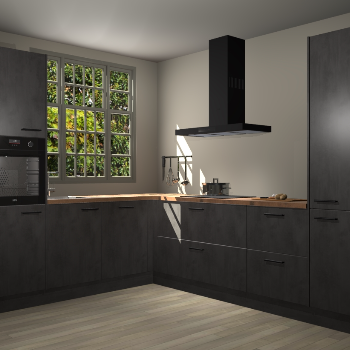 Beton Antraciet keuken Radom 54544