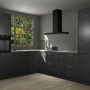 Beton Antraciet keuken Radom 54928