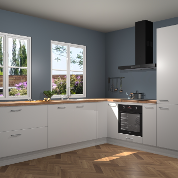 Zijdegrijze keuken Konin 66199