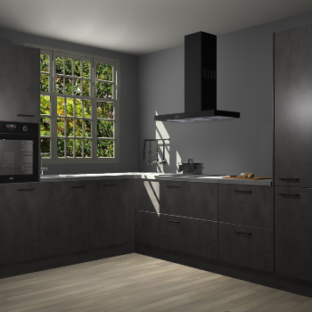 Beton Antraciet keuken Radom 54944