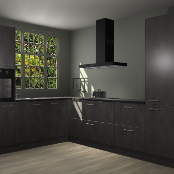 Beton Antraciet keuken Radom 54932