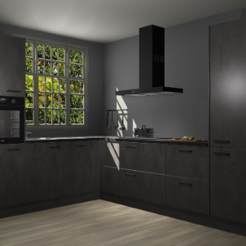 Beton Antraciet keuken Radom 54945