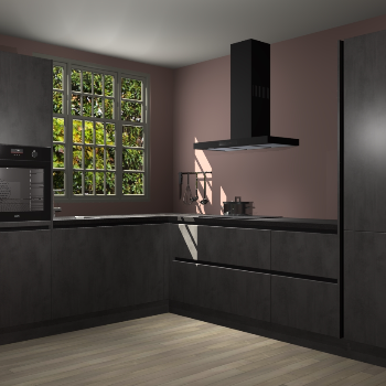 Beton Antraciet greeploze keuken Radom 54950