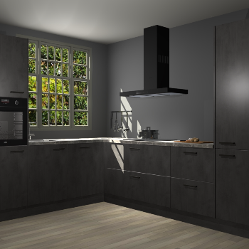 Beton Antraciet keuken Radom 54946