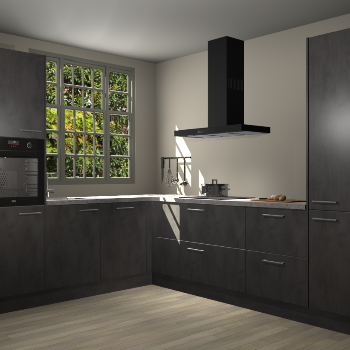 Beton Antraciet keuken Radom 54926