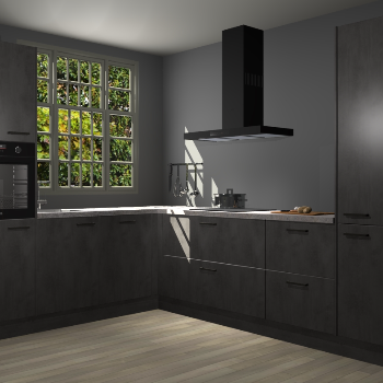 Beton Antraciet keuken Radom 54947