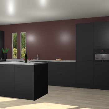 Zwarte keuken Krakor 78777