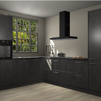 Beton Antraciet keuken Radom 54927