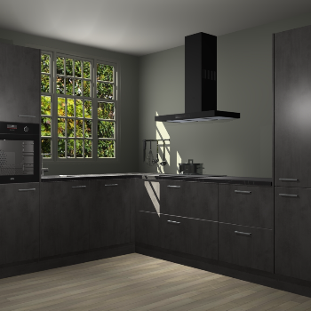 Beton Antraciet keuken Radom 54931