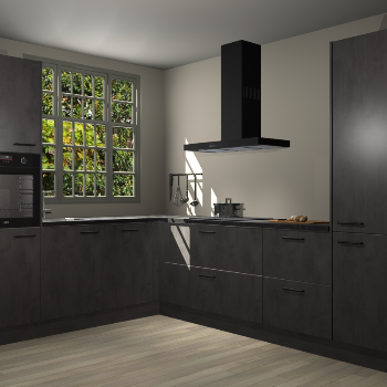 Beton Antraciet keuken Radom 54943