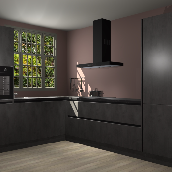 Beton Antraciet greeploze keuken Radom 54953