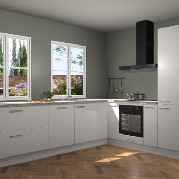 Zijdegrijze keuken Konin 66391