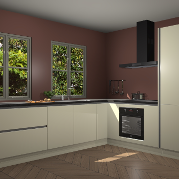 Magnolia greeploze keuken Konin 66586