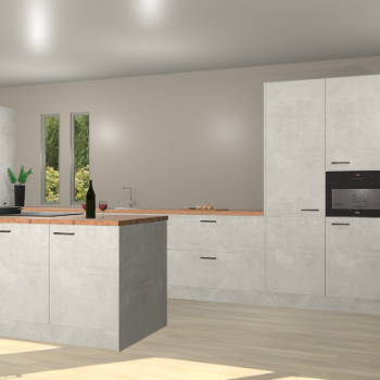 Beton opaal keuken Krakor 78909