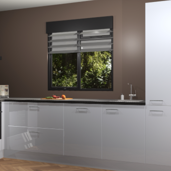 Sneeuwwitte hoogglans keuken Luzern 59684