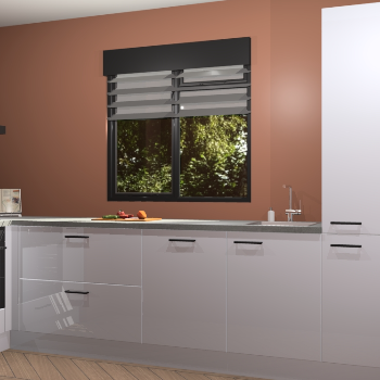 Sneeuwwitte hoogglans keuken Luzern 59654