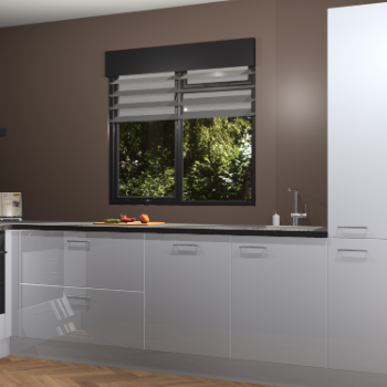 Sneeuwwitte hoogglans keuken Luzern 59756