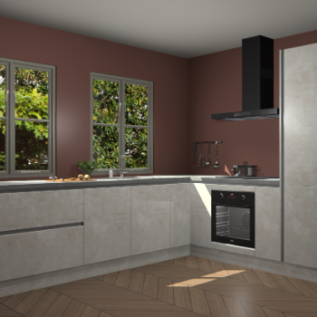 Beton Opal  greeploze keuken Konin 66933