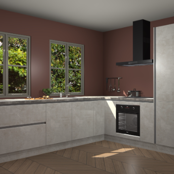 Beton Opal  greeploze keuken Konin 66945