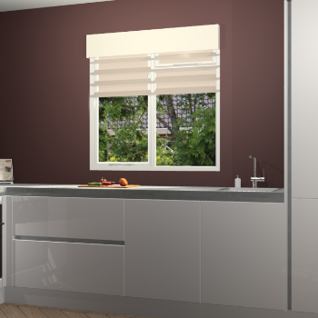 Zijdegrijze hoogglans greeploze keuken Luzern 59844